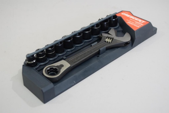Crescent Pass-Thru Adjustable Wrench Set