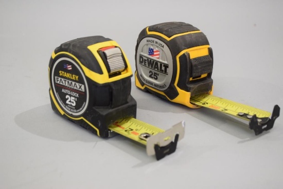 2 25ft Tape Measures