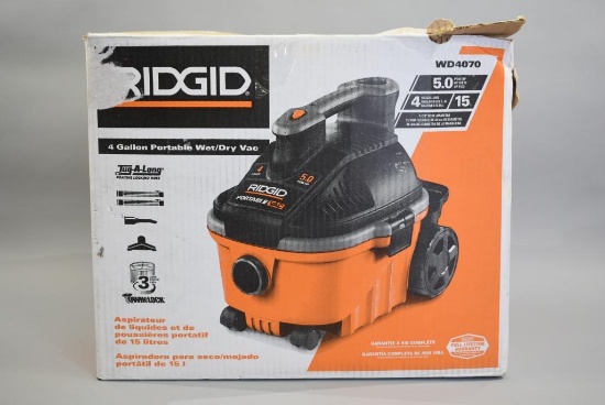Rigid 4 Gallon Portable Wet/Dry Vac