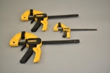 3 Dewalt Bar Clamps