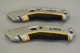 2 Dewalt Retractable Utility Knife