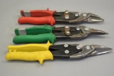 3 WISS Aviation Metal Cutting Snips