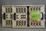 2 Keeper 45 L Folding Boxes
