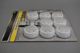 Defiant 8-Pack LED Puck Lights With Remote Control