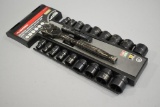 Husky 20-Piece 100 Position Ratchet & Universal Socket Set