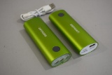 2 Defiant 130 Lumen Rechargeable LED Flashlight And Power Banks