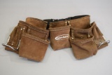 McGuire & Nicholas Suede Carpenter Apron