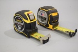 2 25ft Tape Measures