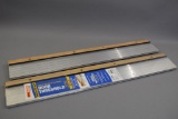 2 Frost King Adjustable Oak & Aluminum Door Threshold Seal