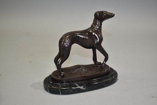 Bronze Dog Statue