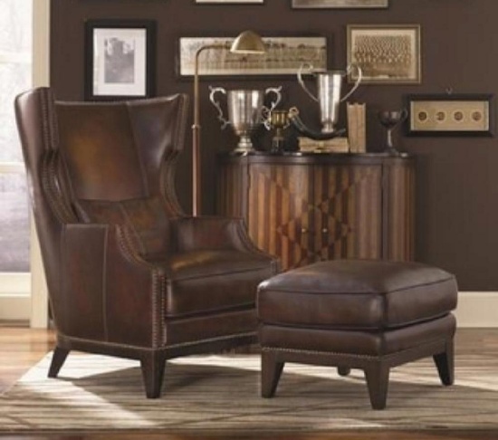 NEW Greyleigh Rena Wingback Chair With Ottoman