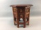 Carved Teak Occasional Table