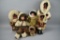 5 Porcelain Collectors Dolls