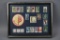 Framed Telaviv Stamp Collection