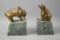 Wall Street Bull And Bear Bookends