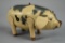 Vintage Tin Wind Up Toy Pig