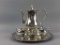 4pc International Silver Company Silver Plated Tea Set