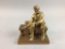 Vintage Brass Lincoln Figurine