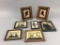 7 Antique Silhouette Paintings