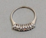 14kt White Gold Diamond Wedding Ring