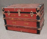 Antique Wooden Steamer Trunk