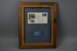 Joseph Wharton Framed First Day Issue Stamp Set