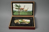 Dinosaur Pocket Knife With Wooden Gift Box