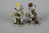 2 Disney Hudson Pewter Figurines