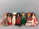 7 Vintage World Dolls