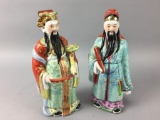 2 Hand Painted Porcelain Figurines