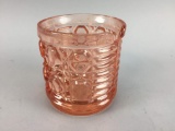 Depression Glass Jam Jar