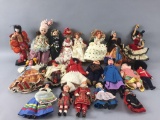 20 Assorted Vintage World Dolls