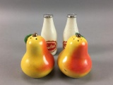 2 Vintage Salt And Pepper Shaker Sets