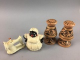 2 Vintage Salt And Pepper Shaker Sets