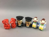 3 Vintage Salt And Pepper Shaker Sets