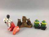 3 Vintage Salt And Pepper Shaker Sets