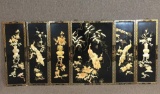 6 Piece Mother Of Pearl Lacquer Wall Hanging