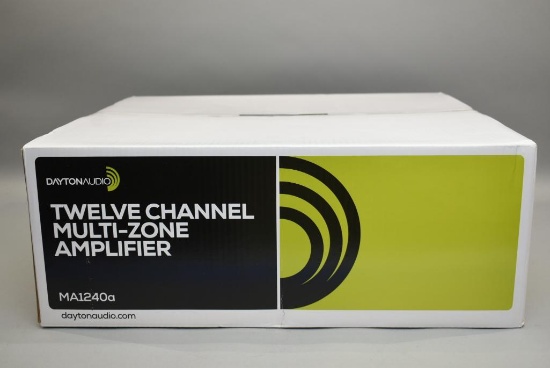 Dayton Audio Twelve Channel Multi-Zone Amplifier