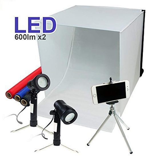 Table Top Photography Studio Lighting Light Tent Kit in a Box