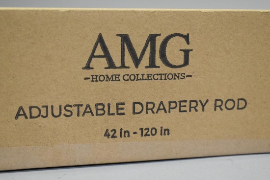 AMG Home Collections Adjustable Drapery Rod