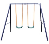 Movement Gold Metal Frame Swing Set