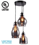 ESCENA Triple Sockets Pendant Light Fixture