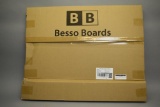 Besso Boards Magnetic Whiteboard Bulletin Board Combo Set