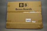 Besso Boards Magnetic Whiteboard Bulletin Board Combo Set