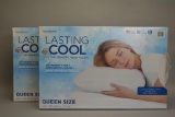 2 Novaform Lasting Cool Gel Memory Foam Pillows