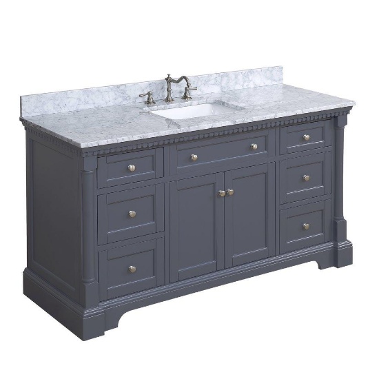 NEW Sydney 60in Single Bathroom Vanity Set