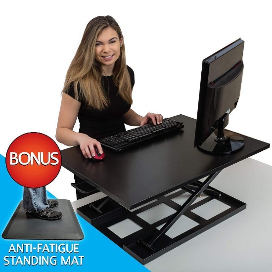 NEW Koozam Standing Desk With Anti-Fatigue Mat