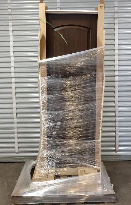 New 30in X 80in Jeld Wen Continental Espresso Solid Core Prehung