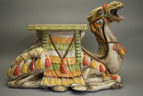 Large Hand Painted Ceramic Camel Plant Stand | Industrial Machinery &  Equipment General Merchandise | Online Auctions | Proxibid
