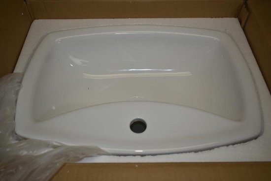 NEW 21.65-in. W x 15.35-in. D Above Counter Rectangle Vessel